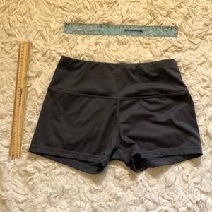 Grey spandex shorts